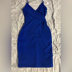 Elegant Blue Women's Dress